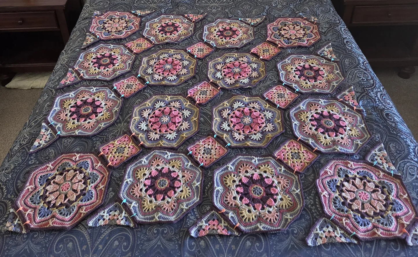 Moroccan Tiles Blanket Crochet Pattern
