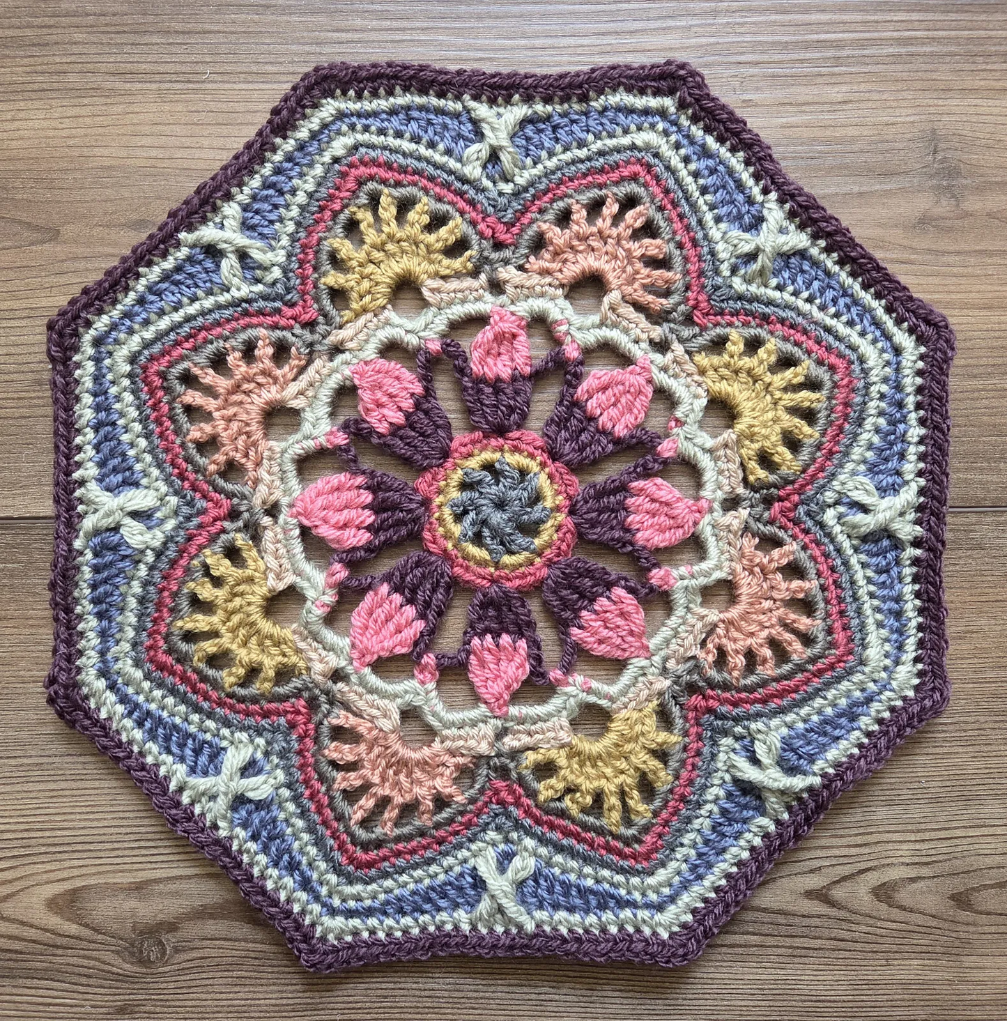 Moroccan Tiles Blanket Crochet Pattern