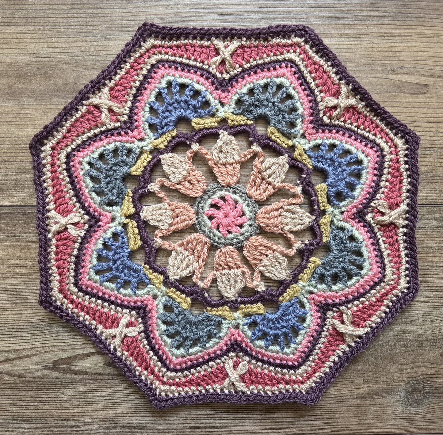 Moroccan Tiles Blanket Crochet Pattern