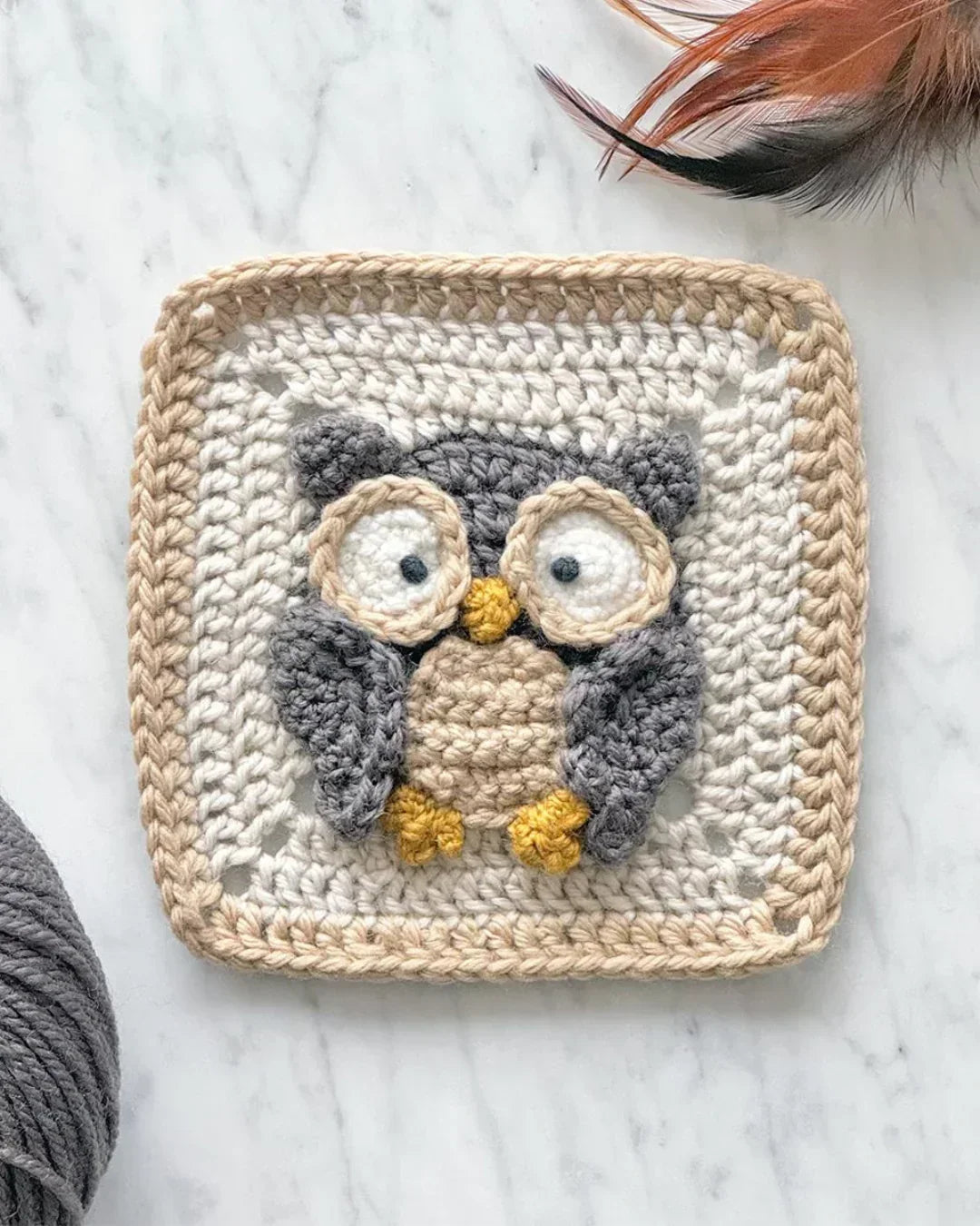 Animal Granny Squares - Crochet Patterns (incl. video)