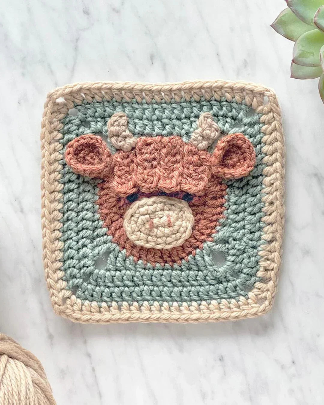 Animal Granny Squares - Crochet Patterns (incl. video)