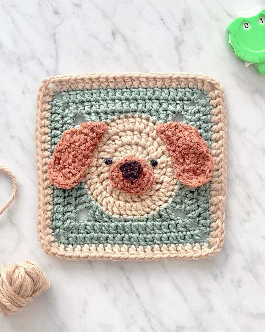 Animal Granny Squares - Crochet Patterns (incl. video)