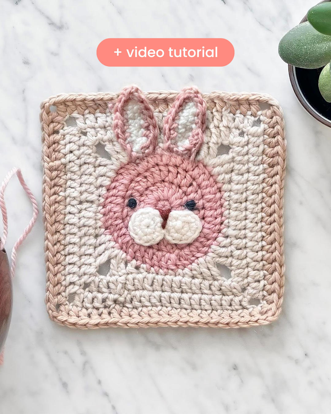 Rabbit Granny Square Pattern