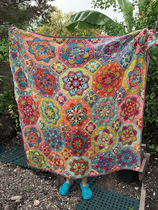 Moroccan Tiles Blanket Crochet Pattern