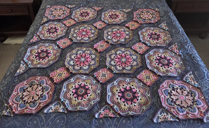 Moroccan Tiles Blanket Crochet Pattern
