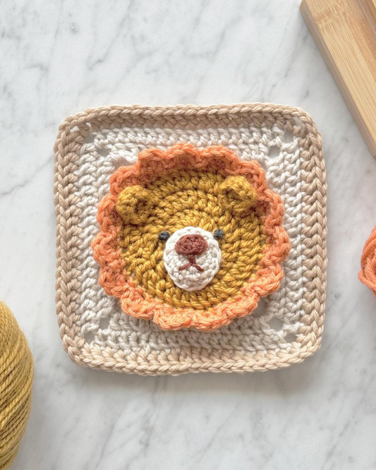 Lion Granny Square Pattern