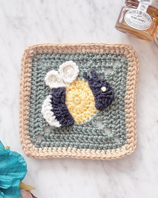 Bumble Bee Granny Square Pattern