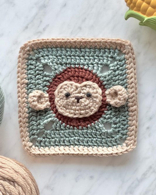Monkey Granny Square Pattern