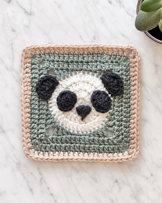 Panda Granny Square Pattern