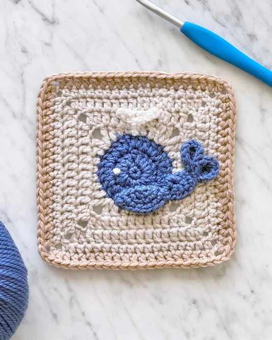 Whale Granny Square Pattern